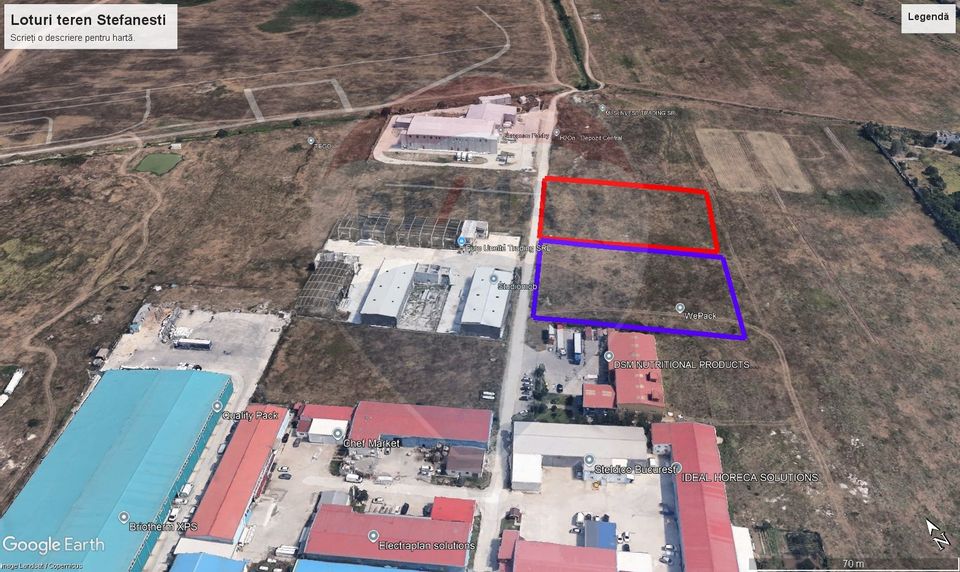 Land 5,800sqm Stefanestii de Jos / Strada Linia de centura