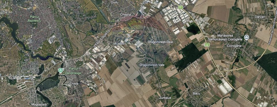 Land 10,000sqm Dragomiresti-Vale / Strada Lalelelor