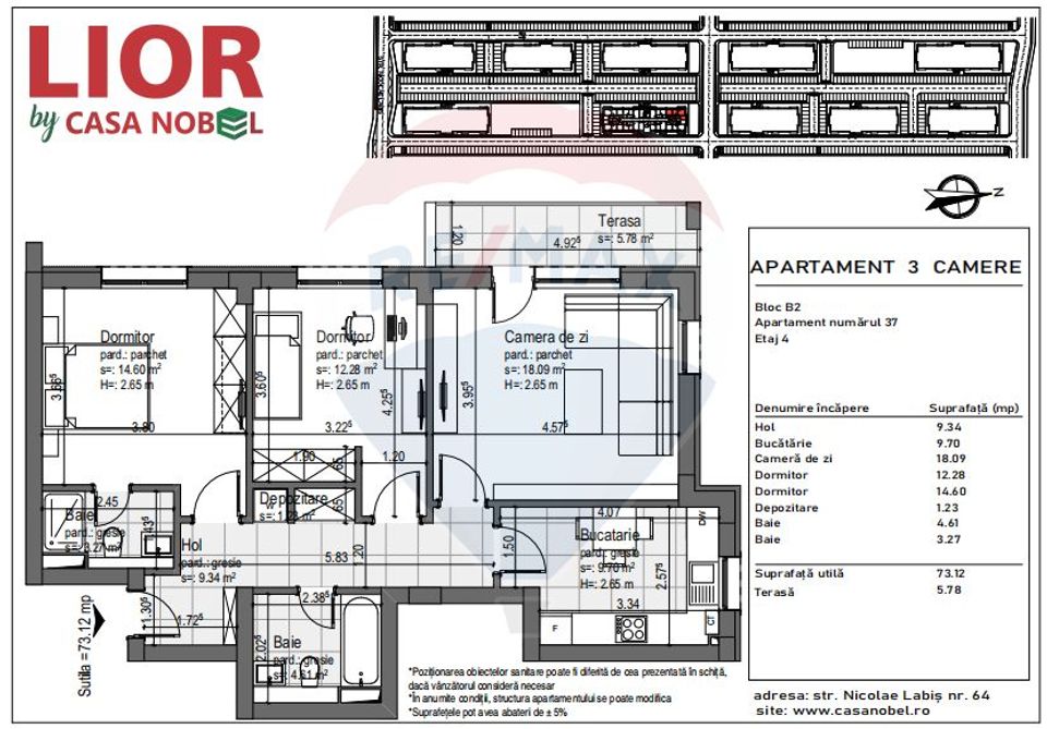 New and Spacious 3-Room Apartment; Parking and Speaker Included!