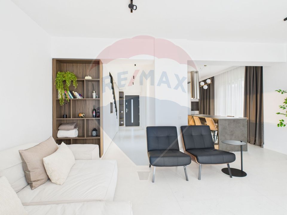 Vila mobilata si utilata complet in Corbeanca / ansamblu cu piscina