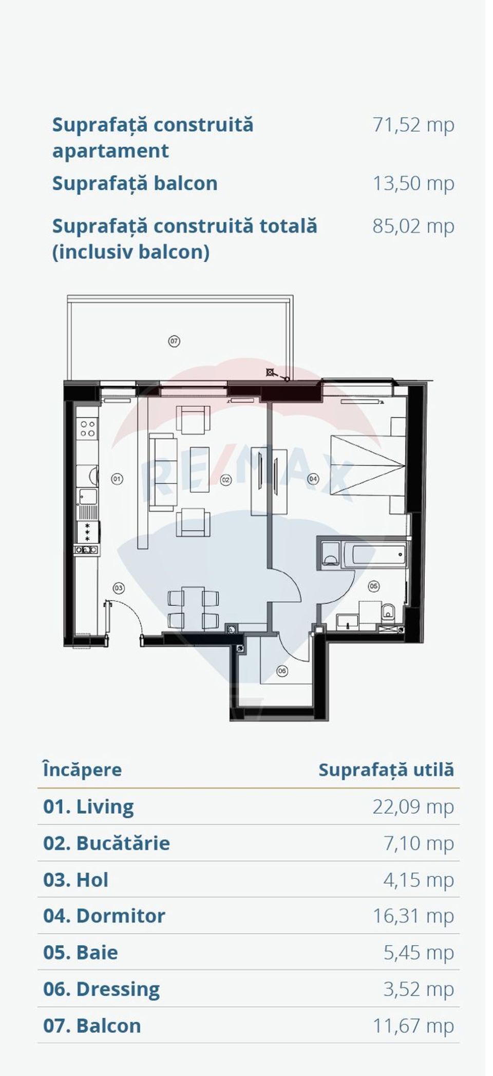 2 room Apartment for rent, Aviatiei area