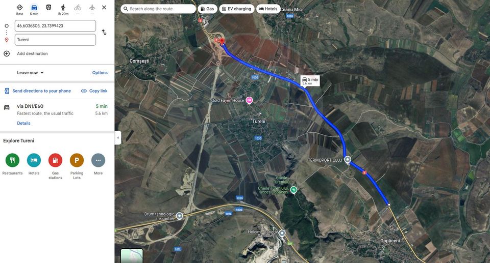 Land 14,400sqm Turda / DN DN1