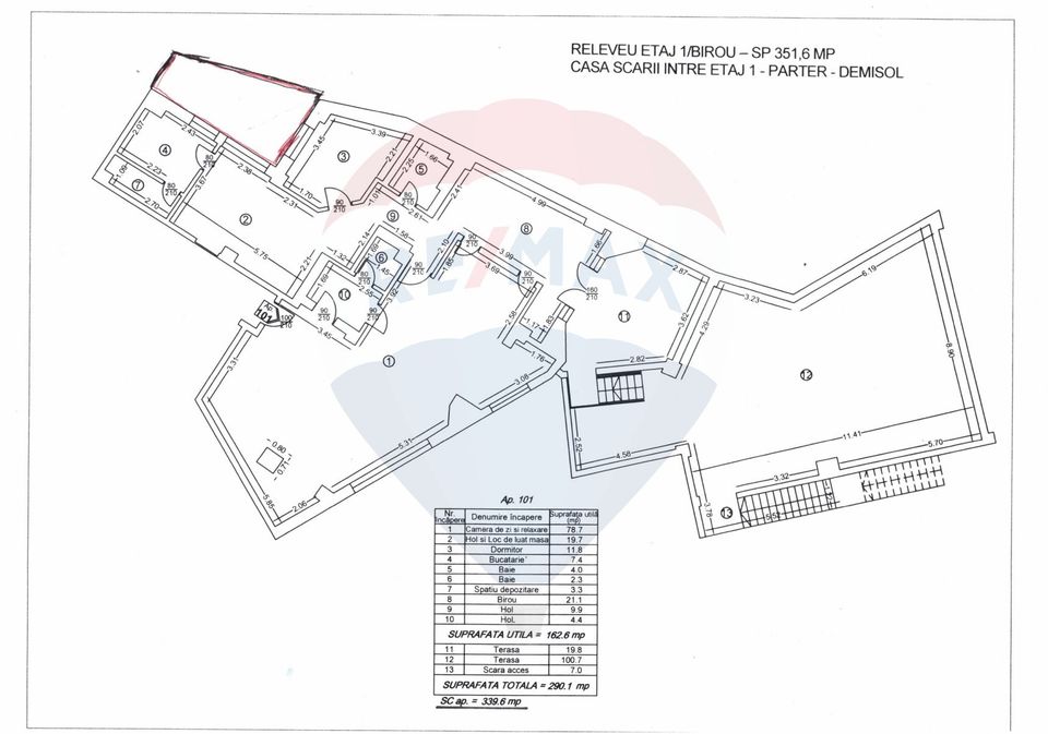 Inchiriere Spatiu comercial autorizat clinica S+P+M+1