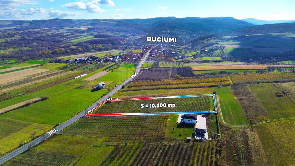 De Vanzare teren in Somcuta cu FRONT LA DN