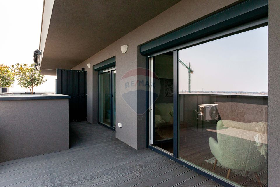 Apartament modern cu terasă, prima închiriere + loc de parcare, Adora