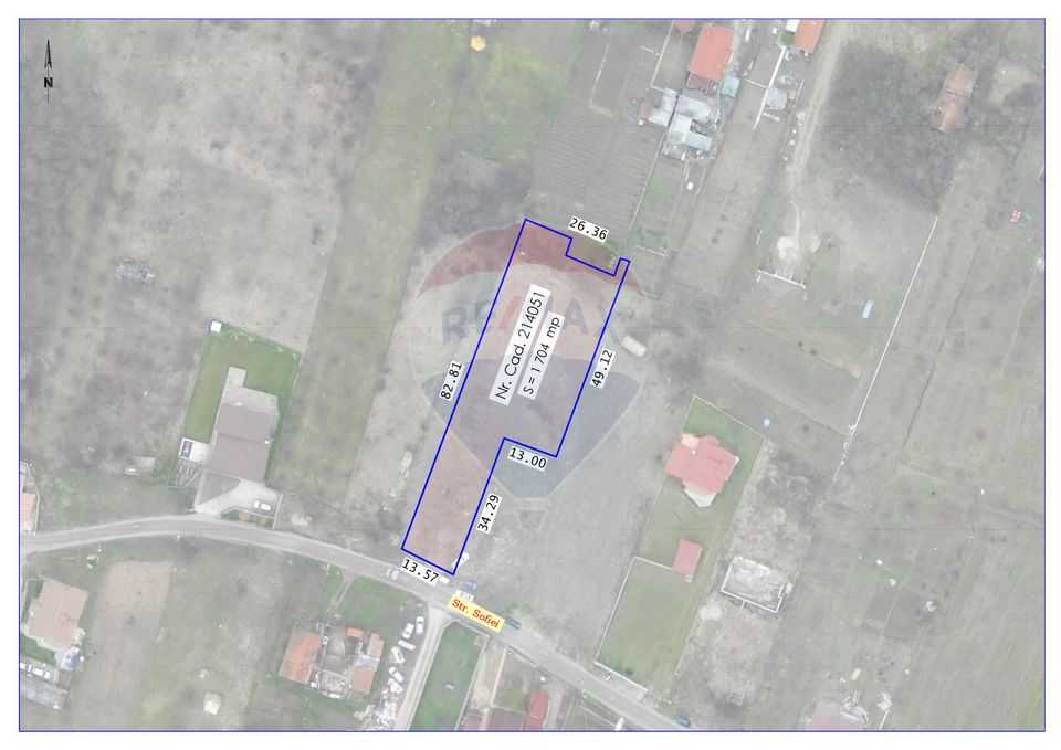 Land 1,704sqm Oradea / Strada Sofiei