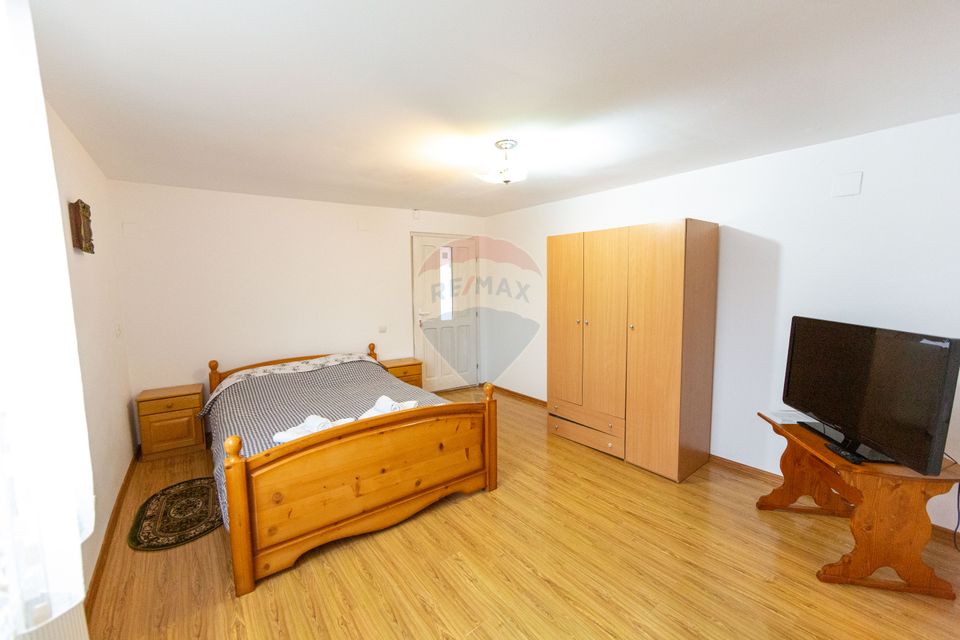 Casă spațioasă cu garaj dublu, foișor și curte amenajată