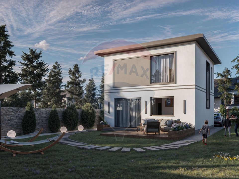 VILA ZEN - Casa individuala, noua, trei camere si teren de 430mp