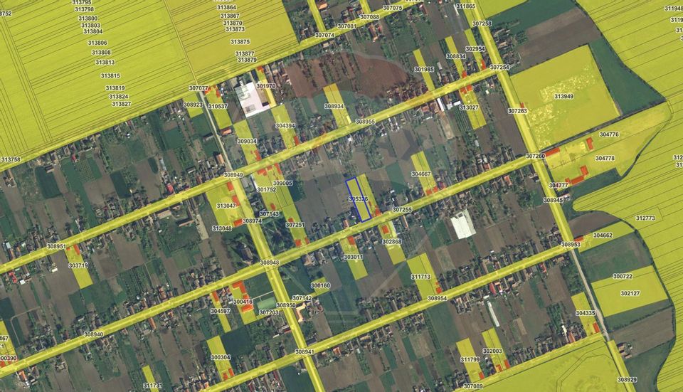 Teren curti constructii de vanzare 2147 mp in Tipar, Arad