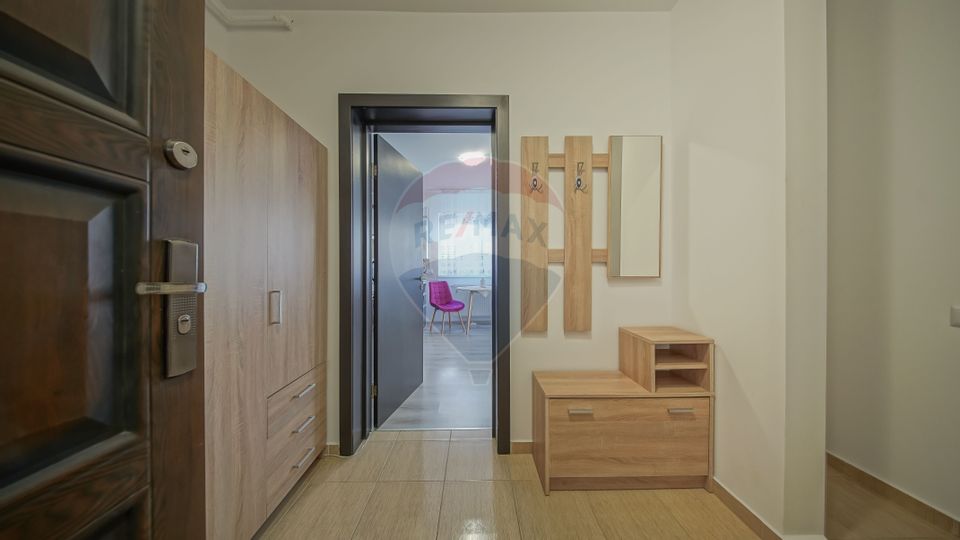 Apartament modern cu o cameră, complet mobilat și utilat