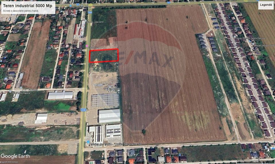 Teren 5.000mp Balotesti cu autorizatie hala