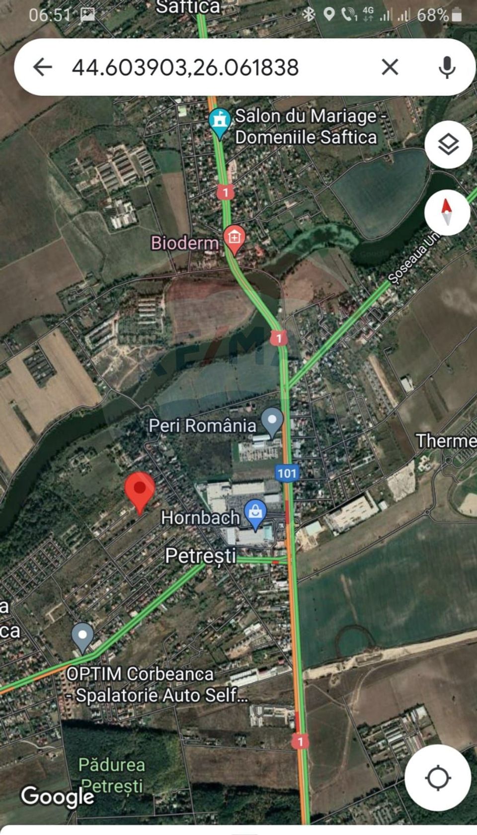 Land 1,070sqm Corbeanca / Strada Ghioceilor