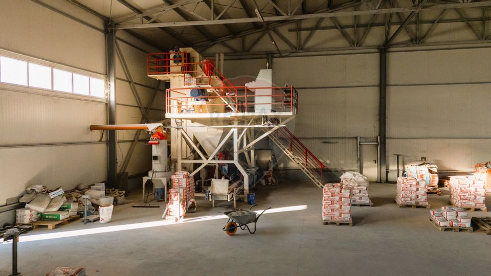 De Vanzare Afacere la cheie/Spatiu depozitare-Productie Tecuci-Matca