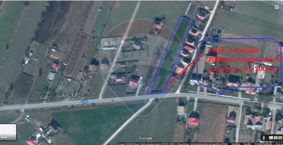 Comision 0% Teren intravilan Bod Sat, Strada Garii, 1000mp