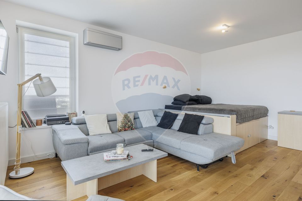 2 camere premium | TERASĂ 25 mp cu deck+vedere lac si pădure I parcare