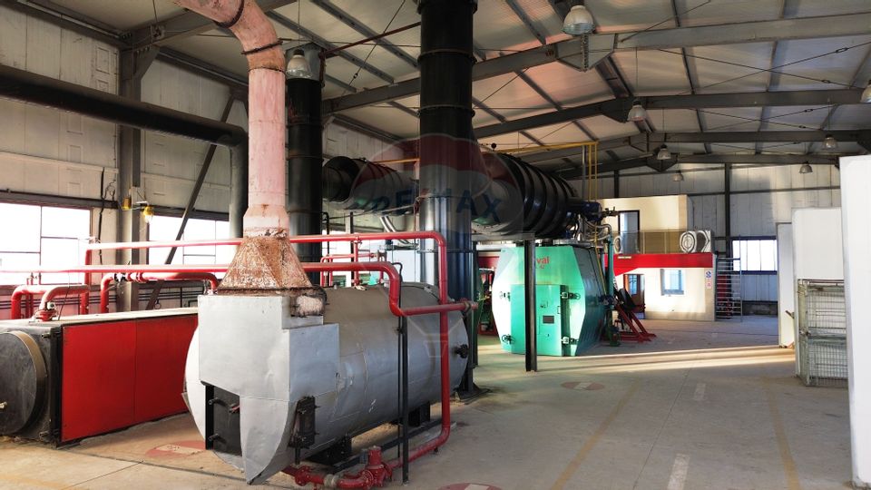 Hală industrială în Port, echipată complet incinerare deșeuri Galati