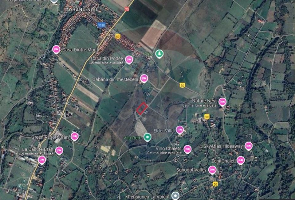 Teren Tohanu Nou, intrare Sohodol, 4800mp