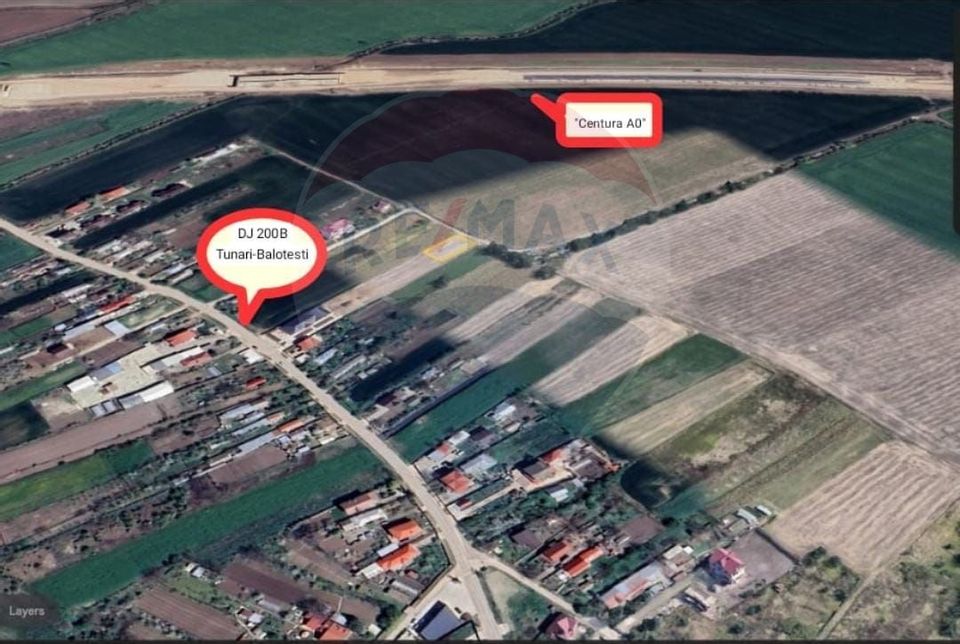 Land 753sqm Dimieni / Strada tunari balotesti