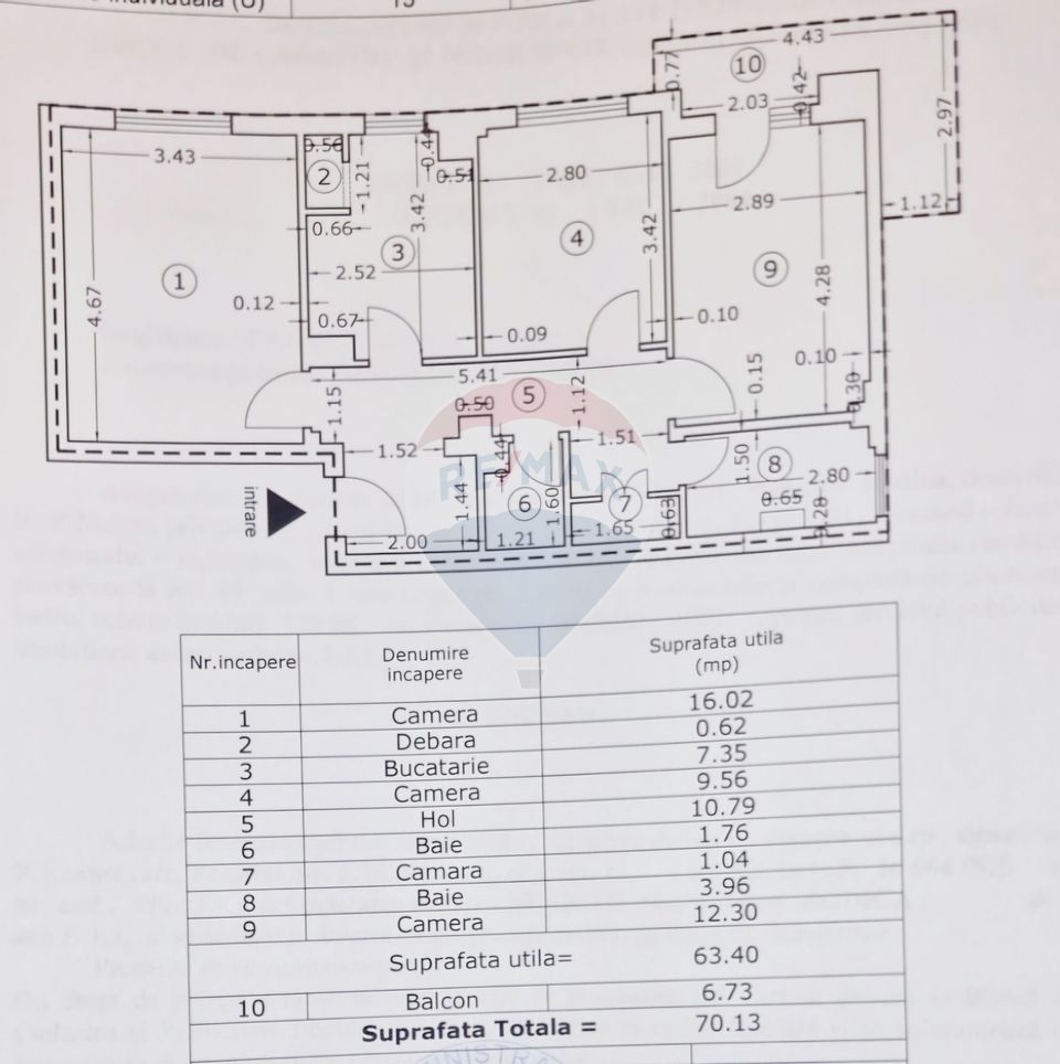 3 room Apartment for sale, Precista area