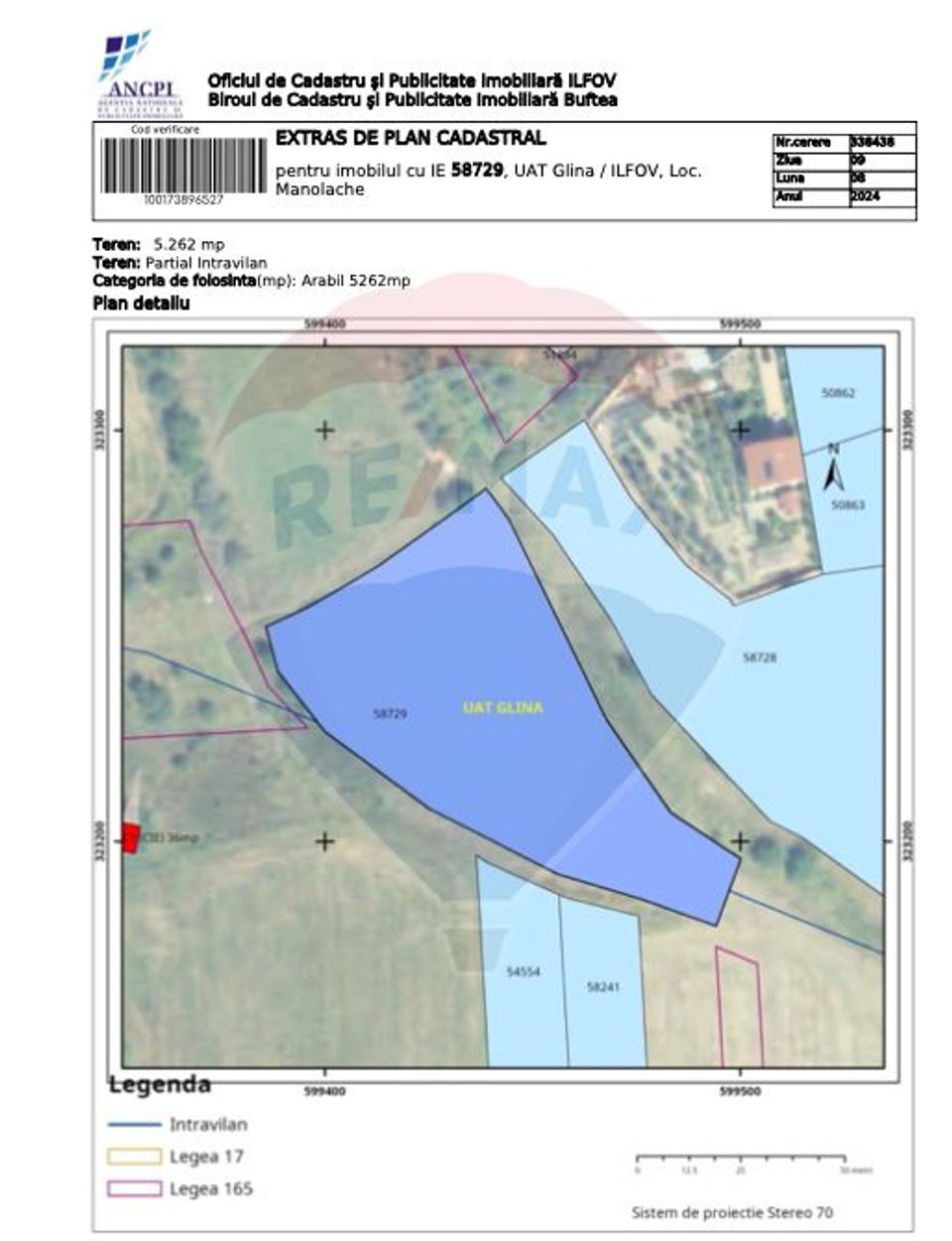 Investitie Teren intravilan Glina - Autostrada A2, A0 - Sat Manolache