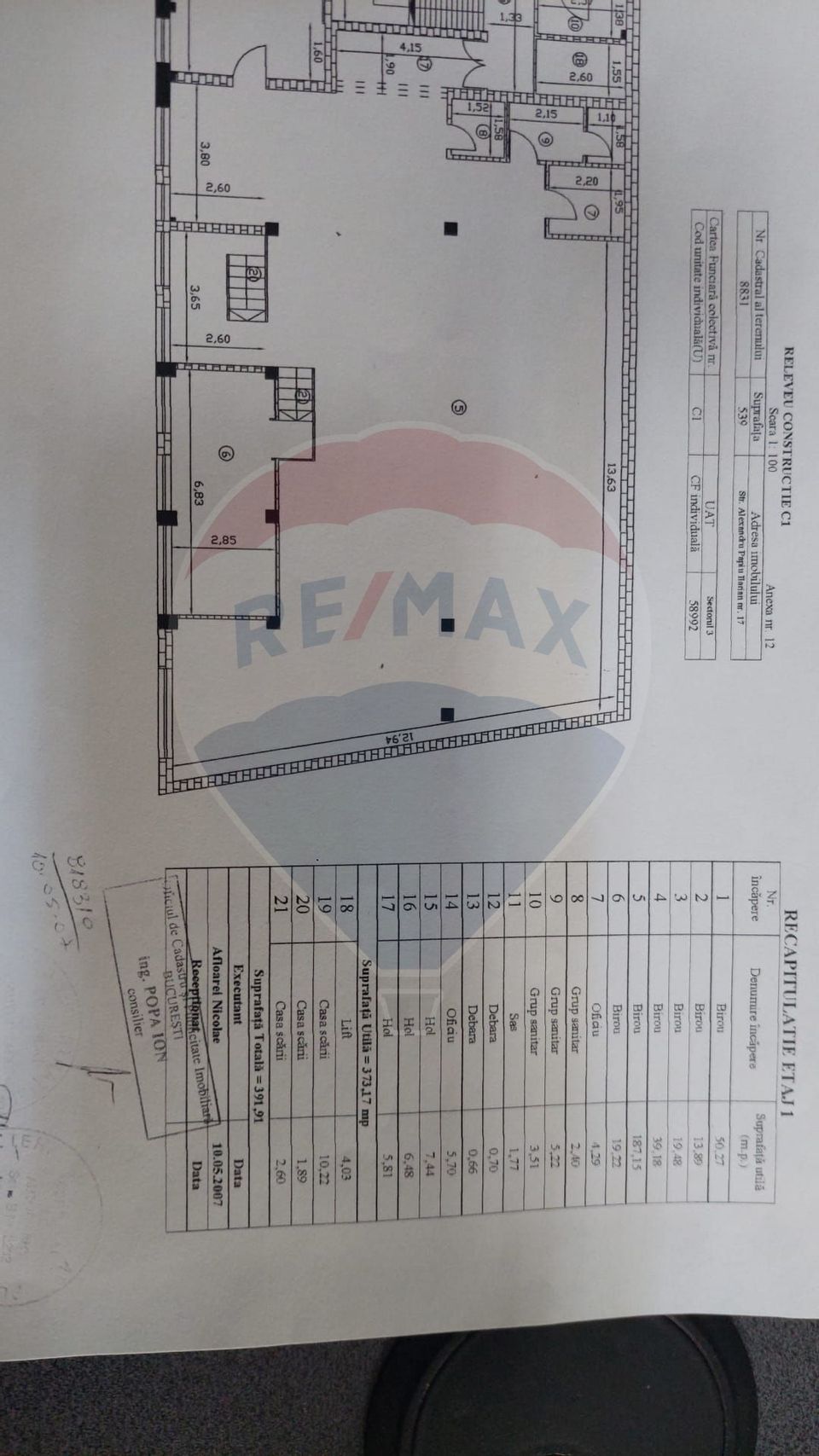 258sq.m Office Space for rent, Baba Novac area