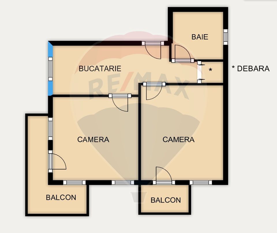 2 room Apartment for sale