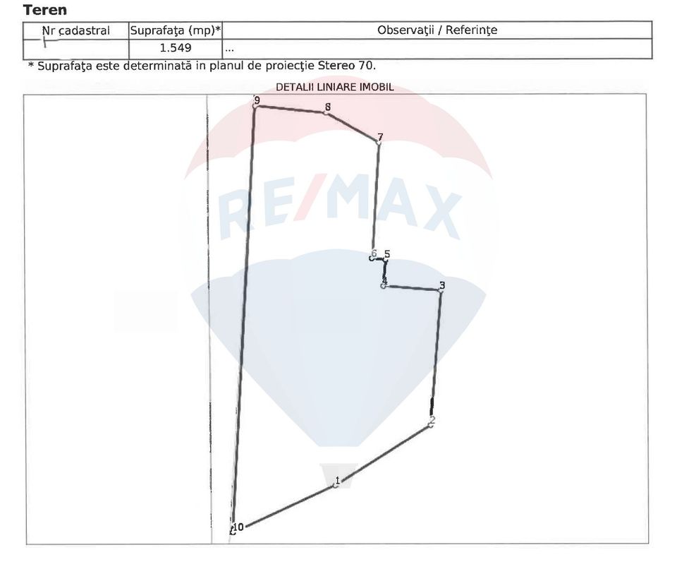 Land 1,549sqm Cluj-Napoca / Strada Inului
