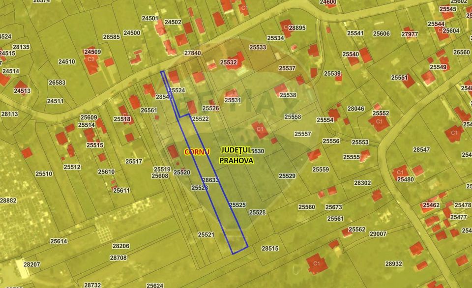 Land 2,432sqm Cornu de Jos (Cornu) / Strada Florilor