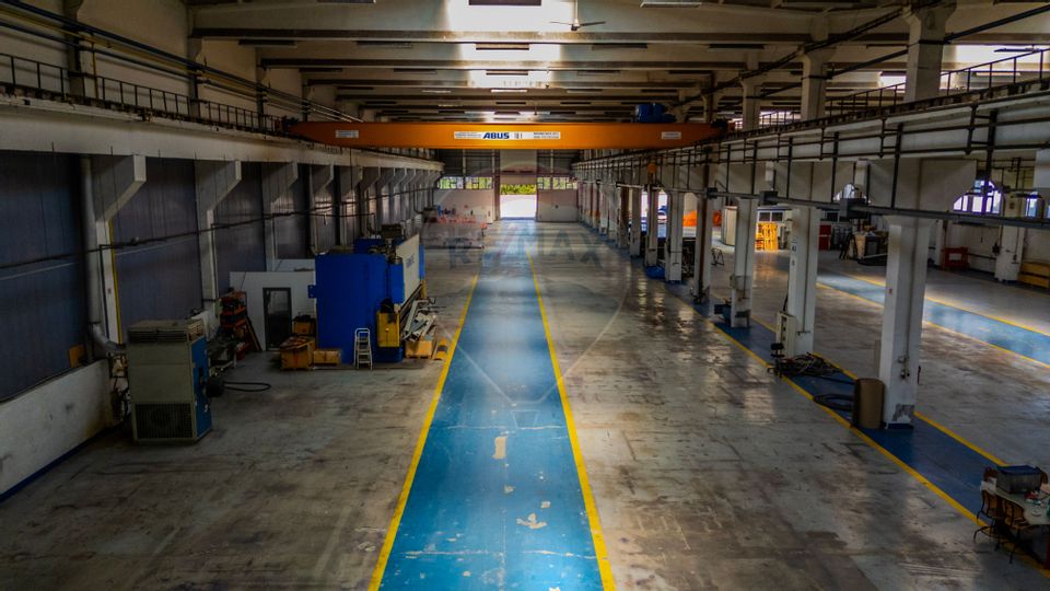 2 tronsoane hala |2 poduri rulante 10/18 T, Parcare, Productie\depozit