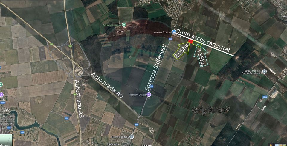 Teren 20,591mp Afumati / Soseaua Stefanesti