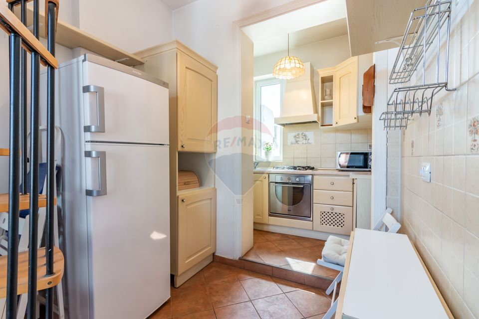 3-room apartment and open-space attic Amzei | English