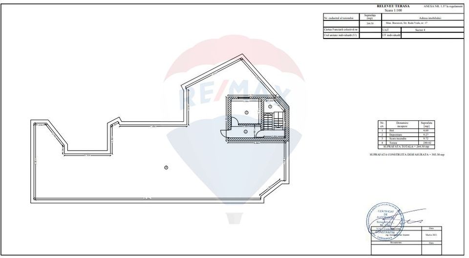 For sale in Unirii area - 1,650sqm office space