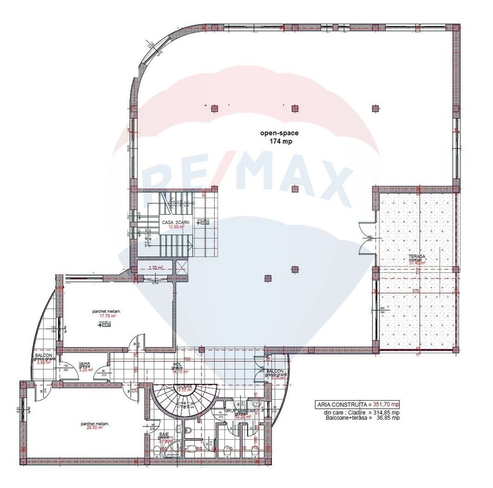 800sq.m Office Space for rent, Europa area