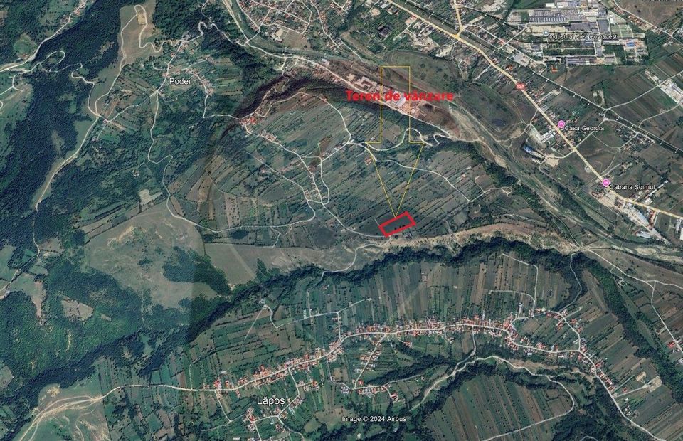 Land 11,400sqm Comanesti / Prelungirea Punct podina