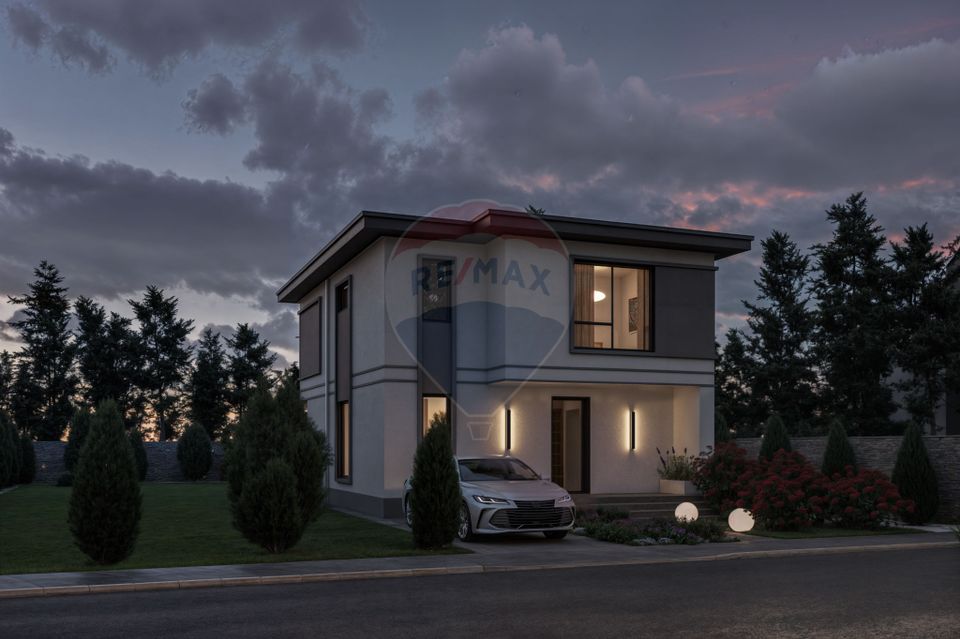 VILA JOY - Casa individuala noua, 4 camere, teren de 430 mp