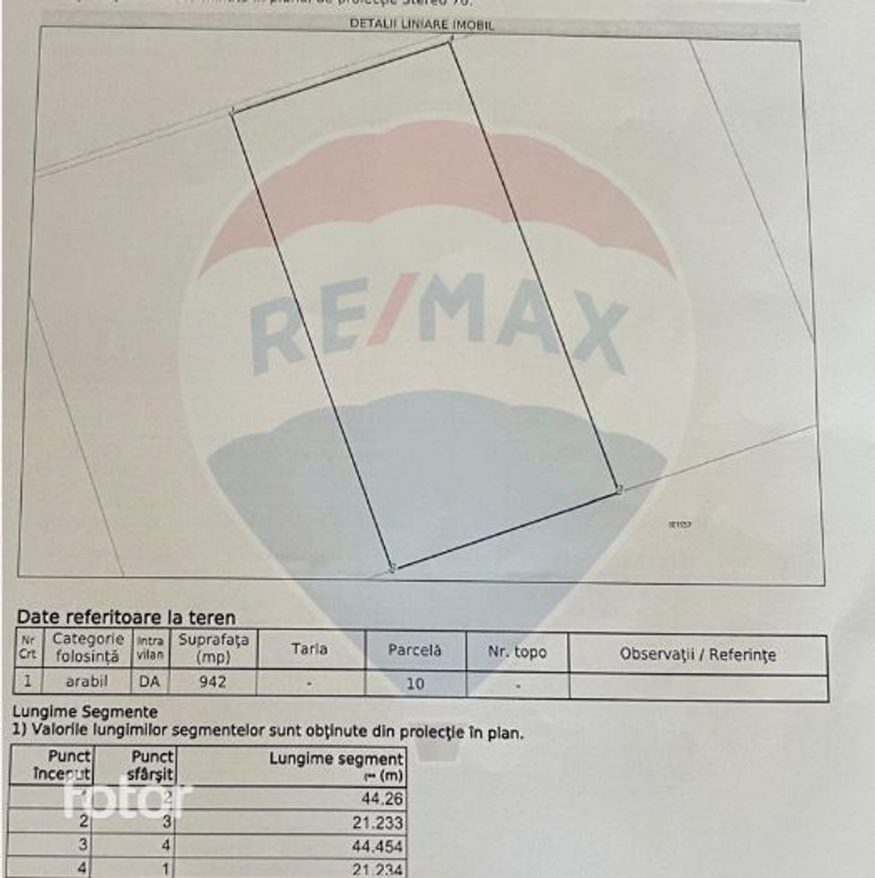 Teren 942mp de vânzare, Hărman / Strada Sânpetrului