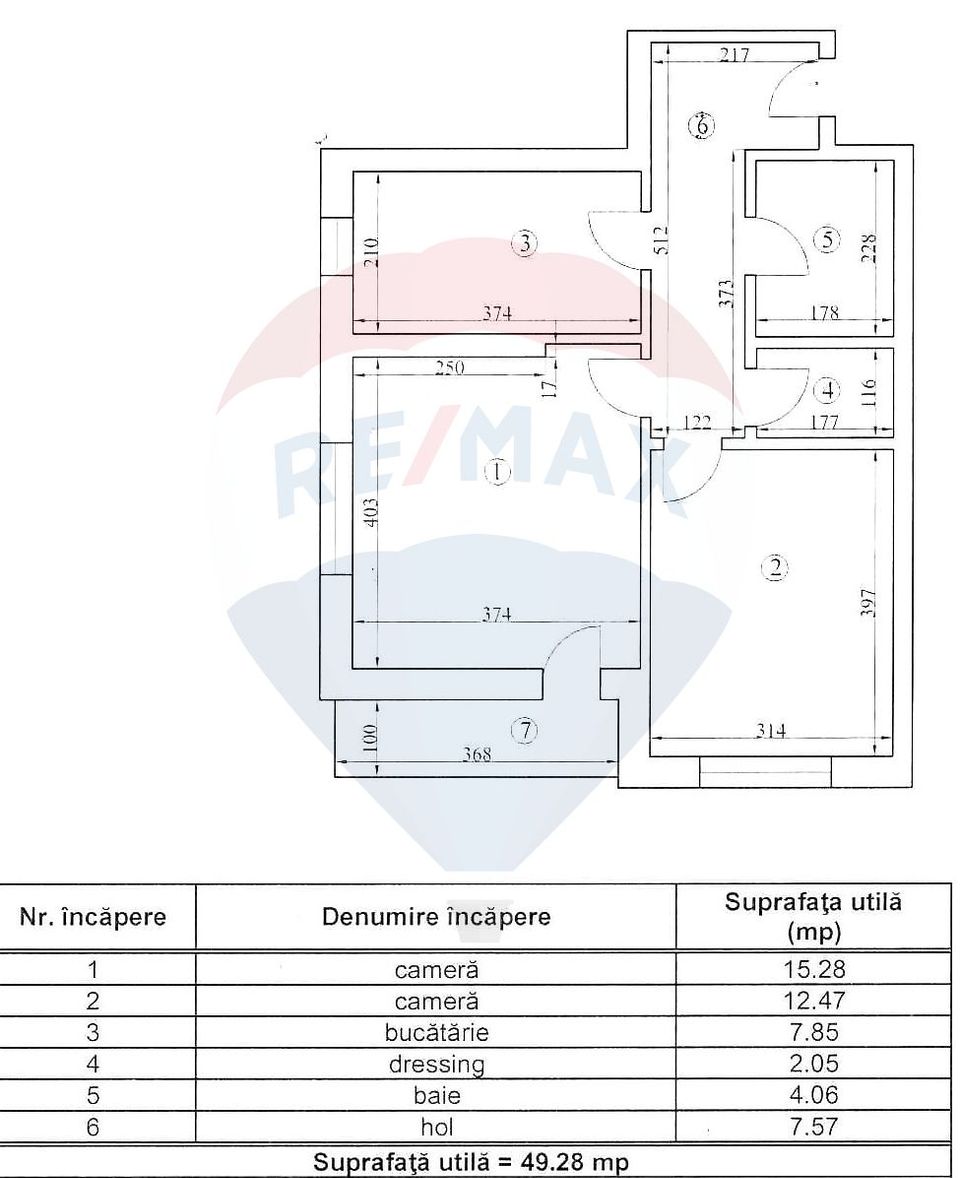 Apartament cu 2 camere de vanzare, 53mp, metrou 1 Decembrie , 2016