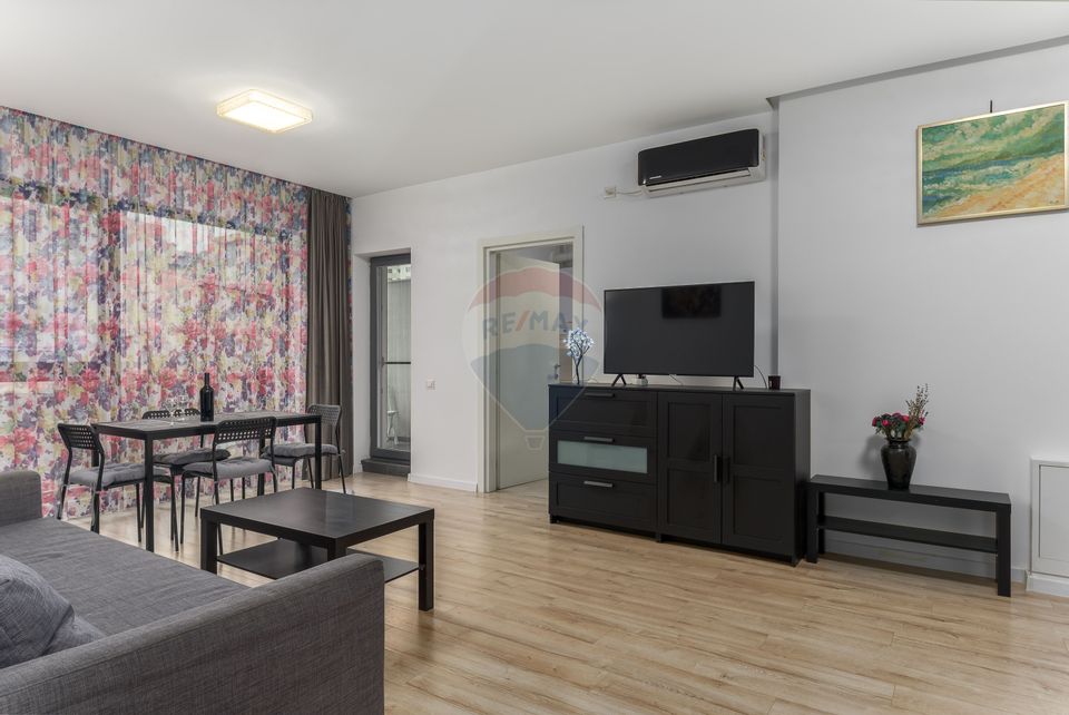 2 camere Città Nusco, Mobilat, utilat, terasă+balcon, centrală proprie