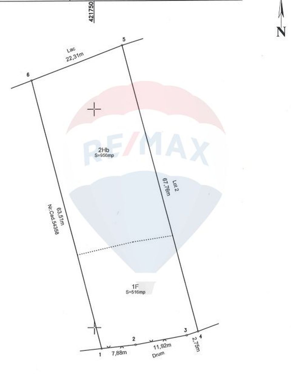 Teren intravilan 516 mp | iesire la lac | cadastrat