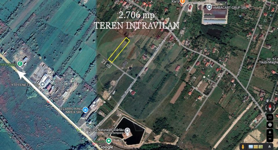 NOU - TEREN DE VANZARE - Cicarlau