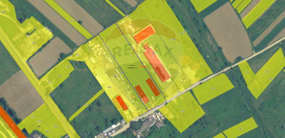 Spatiu industrial Hale, depozit logistic, Birouri premium - Targoviste