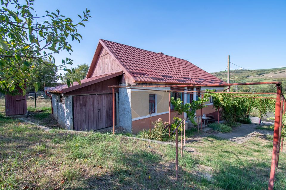 Casa traditionala din piatra de vanzare in Dabaca / teren 2040 mp