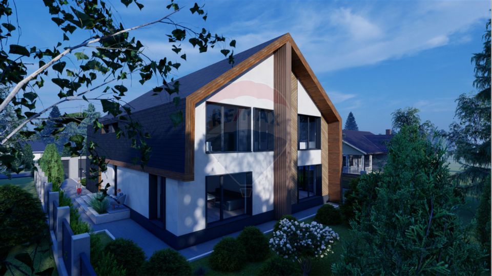 Casă / Vilă tip duplex NZEB, Eficiență energetică și confort, Bunloc