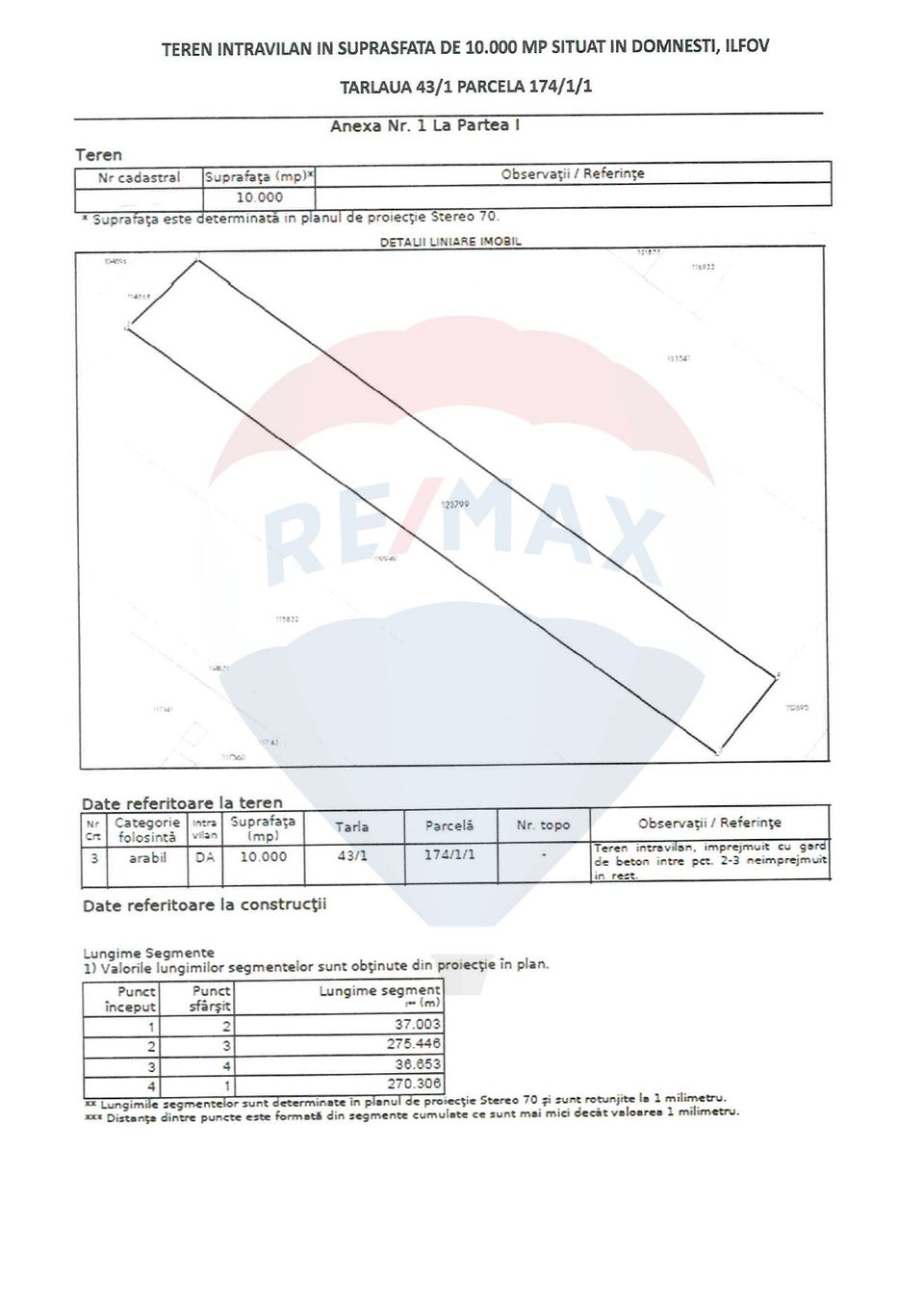 Domnesti- vanzare teren intravilan 10.000mp/ Soseaua Curtea Domneasca
