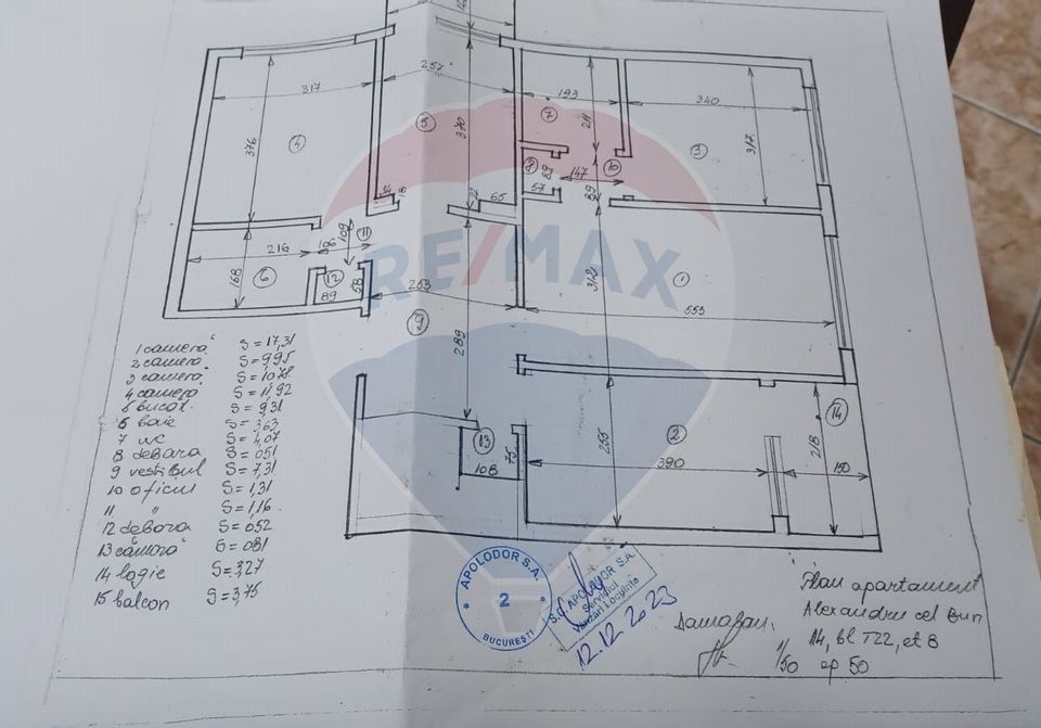 Apartament în zona Tei-4  camere