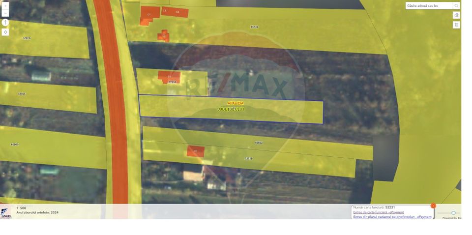 Land 1,400sqm Apahida / Strada Ion Constantin Bratianu