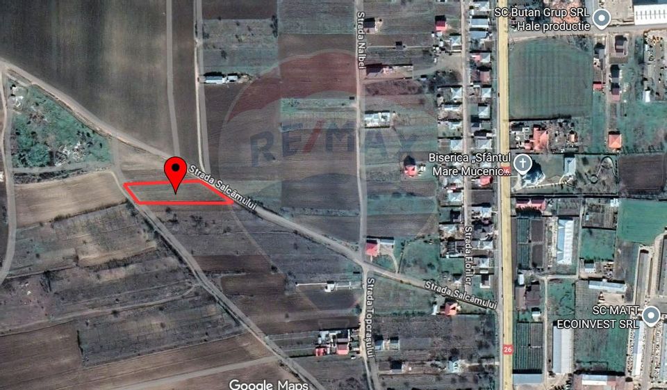 Teren de Vanzare Tulucesti. Potential Logistic, Rezidential 2.200mp