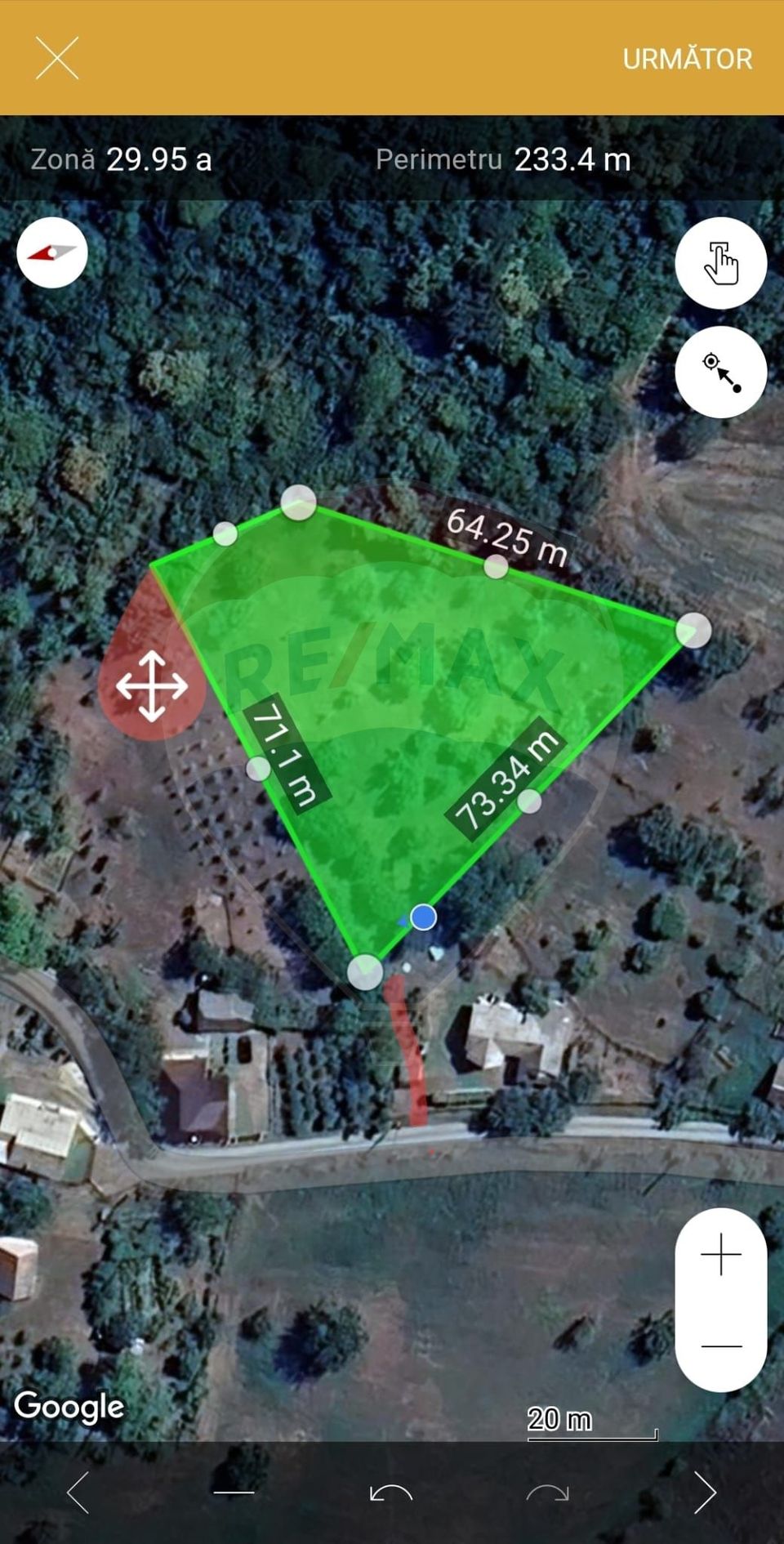 Teren intravilan generos 3.206 mp în Remecioara | Priveliște deosebită