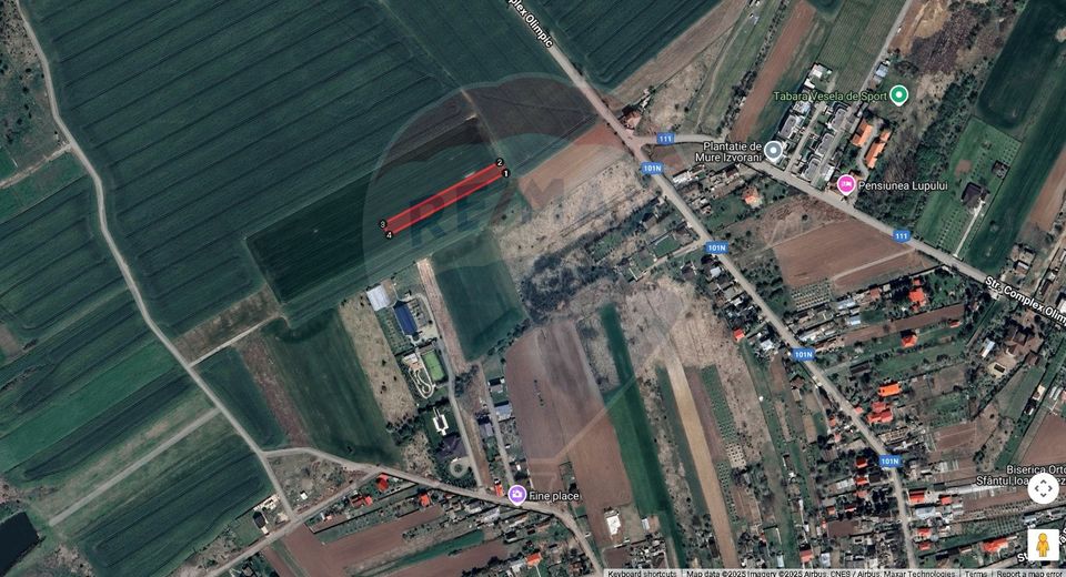 Land 1,858sqm Izvorani / Aleea Tarla 58