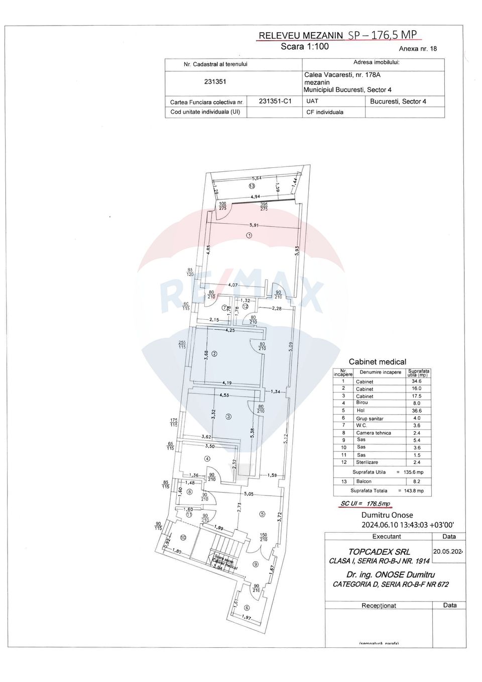 Inchiriere Spatiu comercial autorizat clinica S+P+M+1